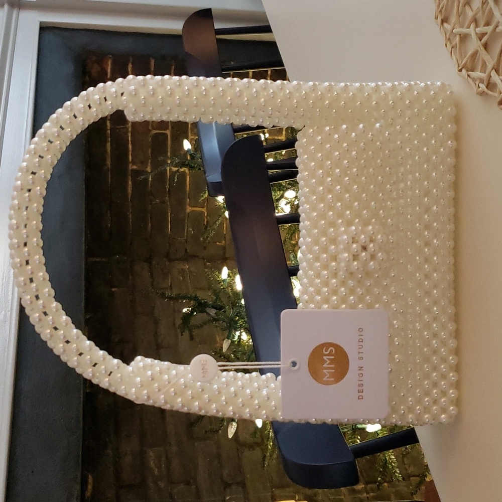 MMS Design Faux Pearl Purse